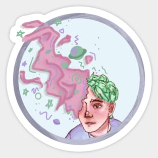 Waterparks Awsten Space Sticker